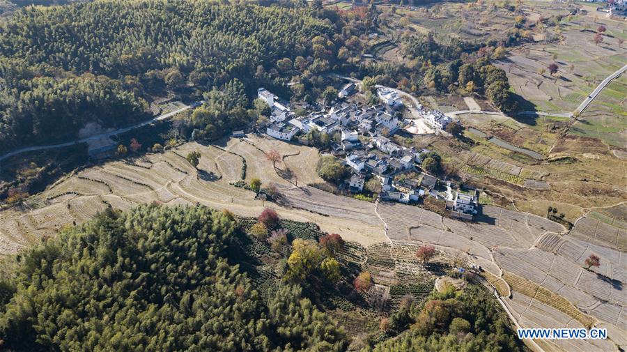 CHINA-ANHUI-SCENERY-AERIAL VIEW (CN)