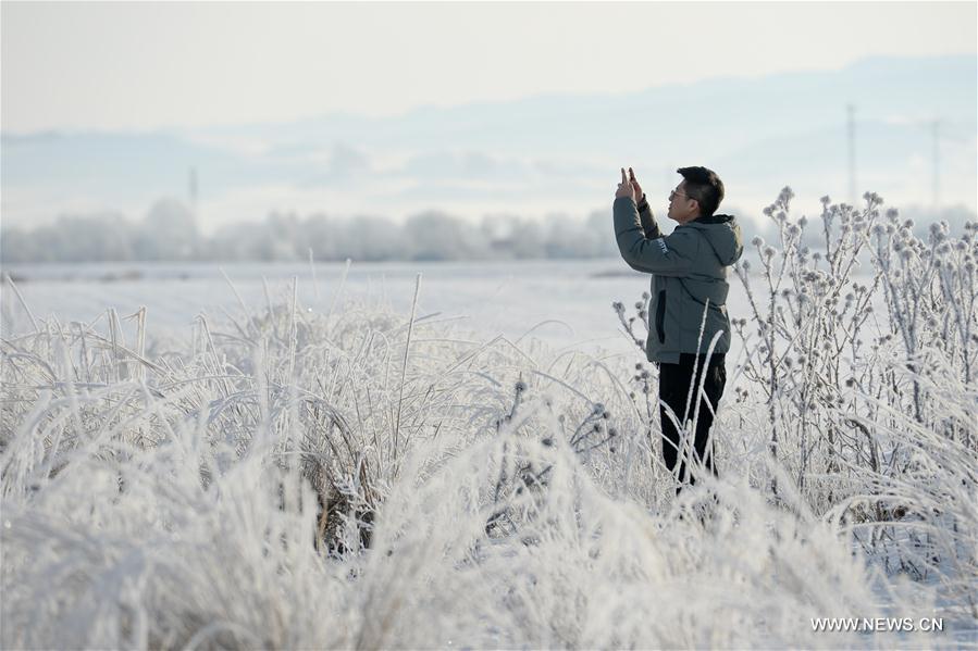 CHINA-XINJIANG-ZHAOSU-WINTER SCENERY (CN)