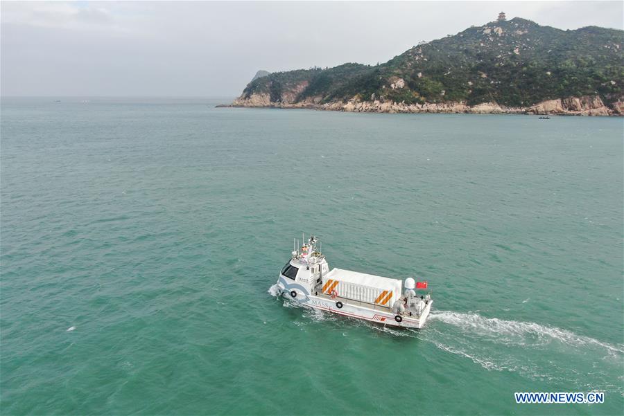 CHINA-GUANGDONG-ZHUHAI-JINDOUYUN-AUTONOMOUS CARGO SHIP-MAIDEN VOYAGE (CN)