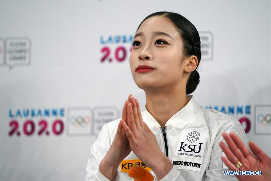 (SP)SWITZERLAND-LAUSANNE-WINTER YOG-FIGURE SKATING-WOMEN'S SINGLES SKATING