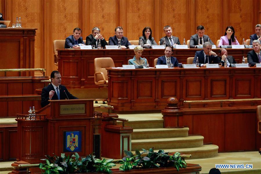 ROMANIA-BUCHAREST-GOVERNMENT-CENSURE MOTION