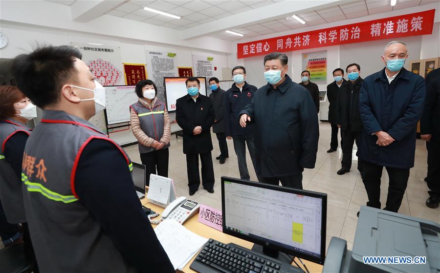 CHINA-BEIJING-XI JINPING-CORONAVIRUS CONTROL-INSPECTION (CN)