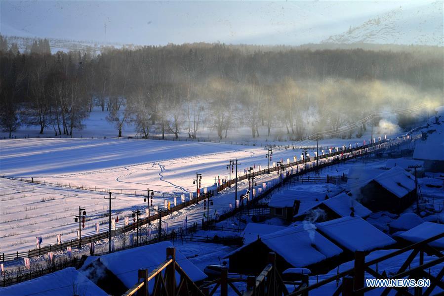 CHINA-XINJIANG-KOKTOKAY-WINTER SCENERY (CN)