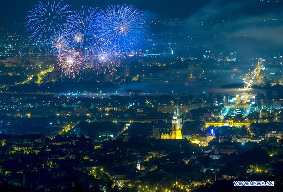  CROATIA-ZAGREB-FIREWORKS