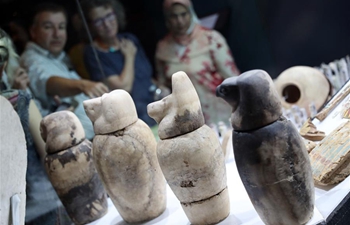 People visit Luxor Museum in Egypt