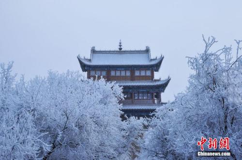 资料图：小寒时节，甘肃嘉峪关市迎来了一场大雪。师永红 摄