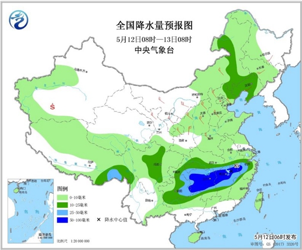 湖南等3省有暴雨 北方风雨沙套餐上线